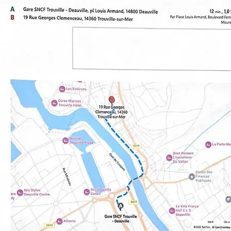 Cosy Trouville, & Centre A Pied דירה